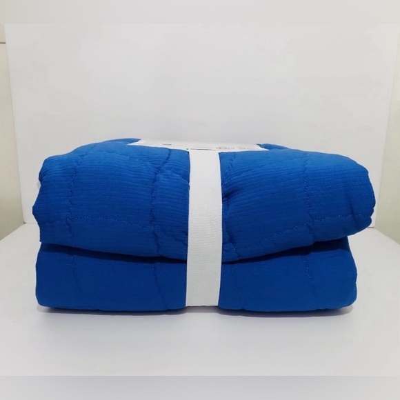 🆕 Mainstays by Becky G. & Alejandra Royal Blue Cloud Quilt Full Queen - Picture 7 of 11